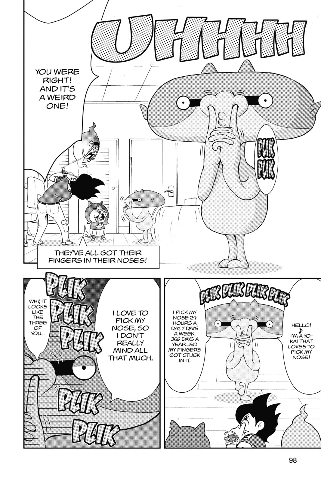 Don't Pick Your Nose Too Much! featuring Nose-Picking Yo-kai Snottle page 1