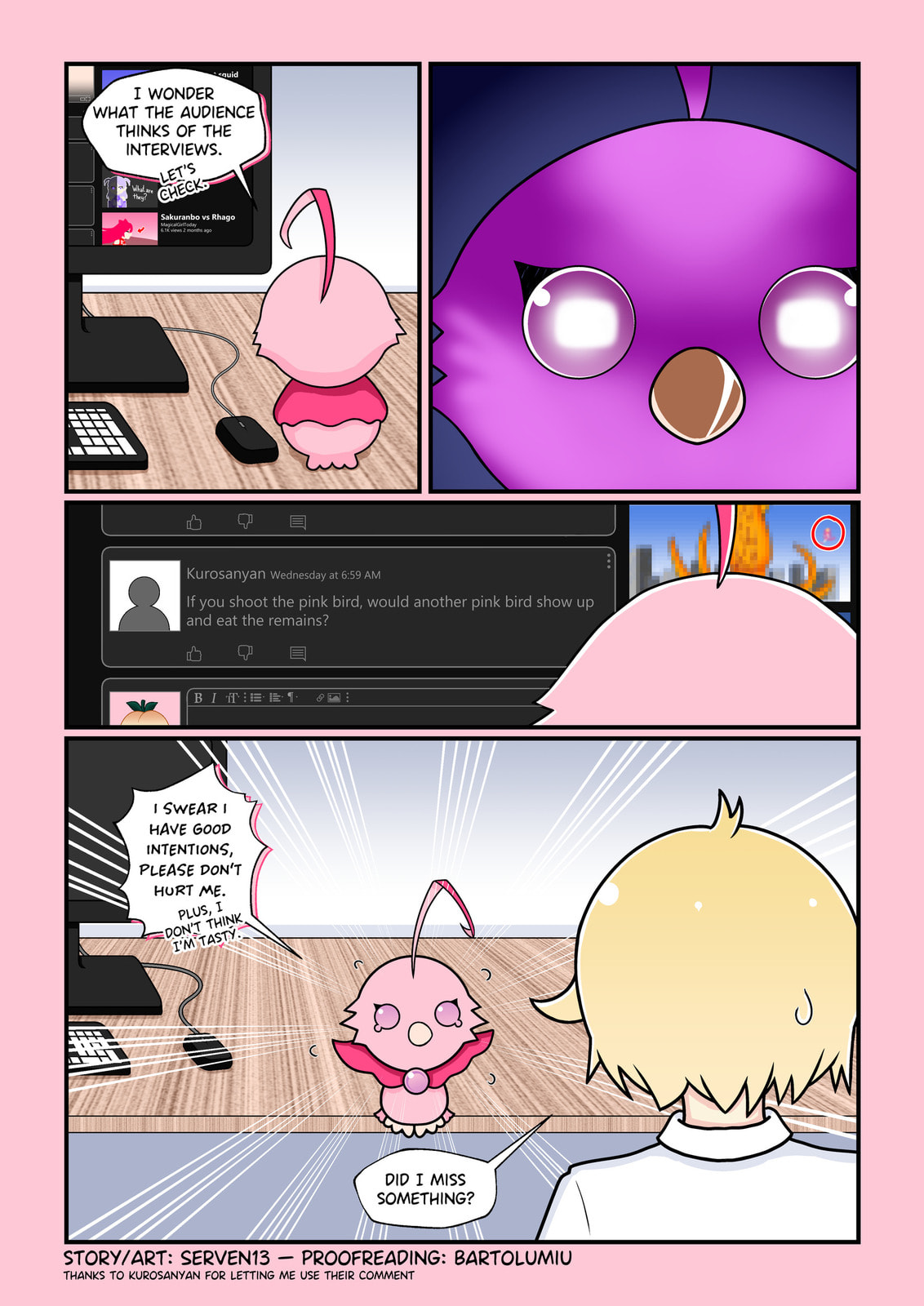 Comment reading 1: Kyurobin page 0