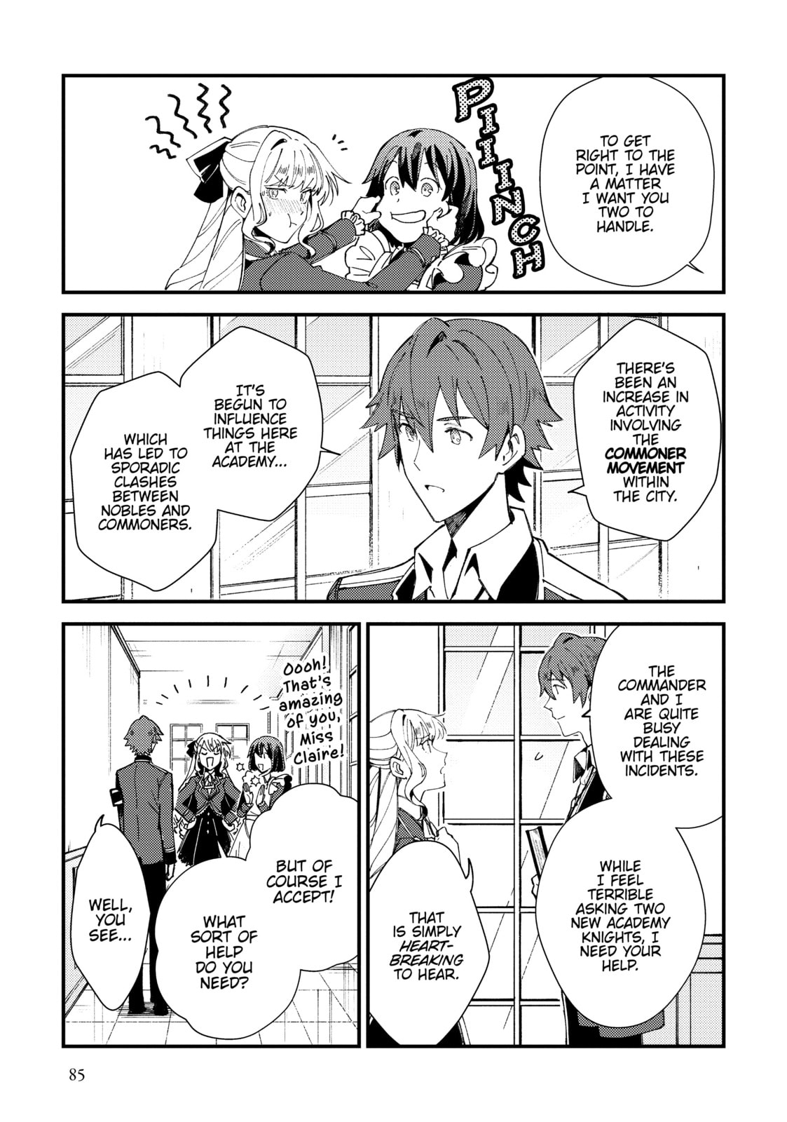 The First Task for an Academy Knight page 12