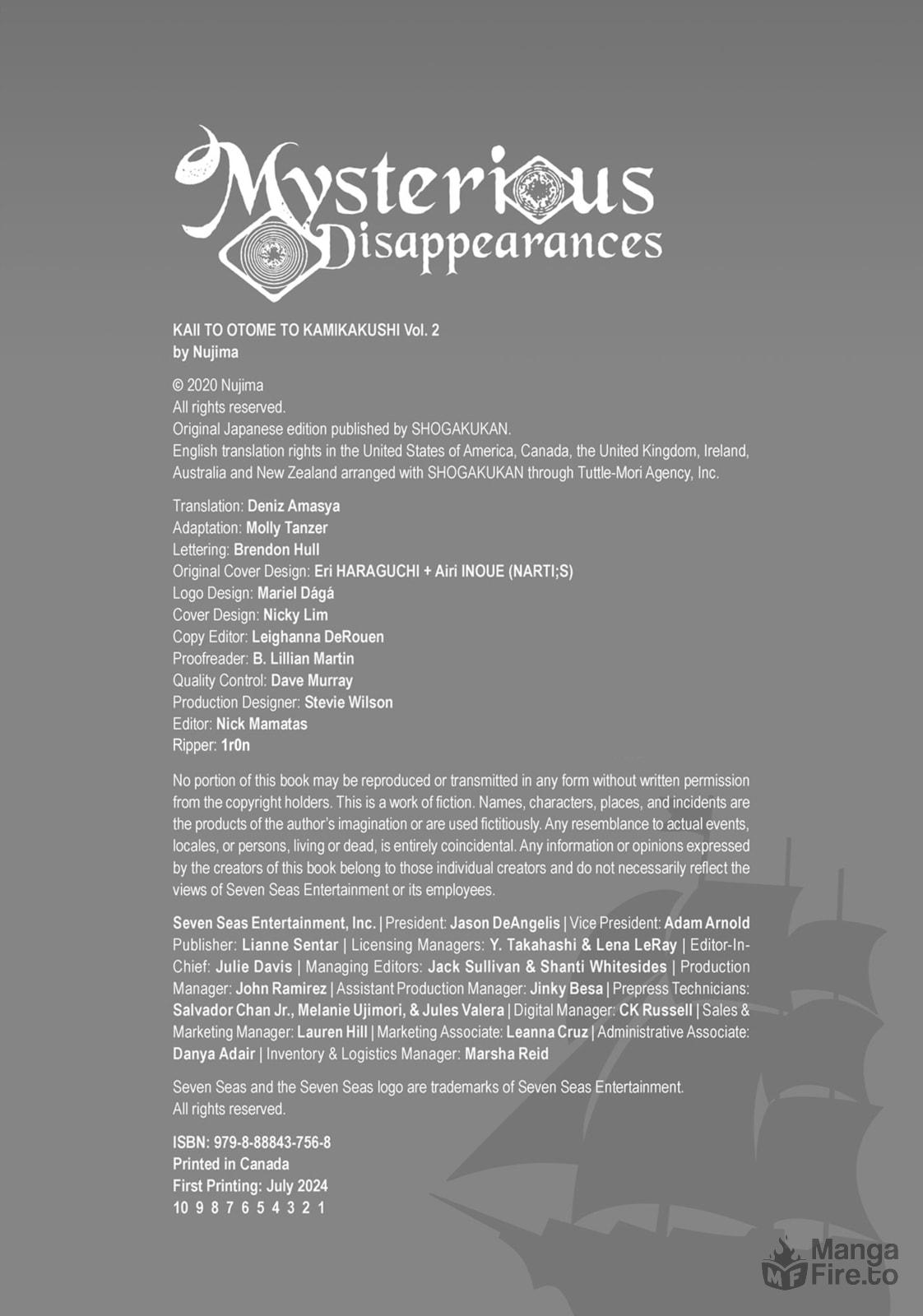 Mysteries, Maidens, and Mysterious Disappearances – Chapter 7 page 29