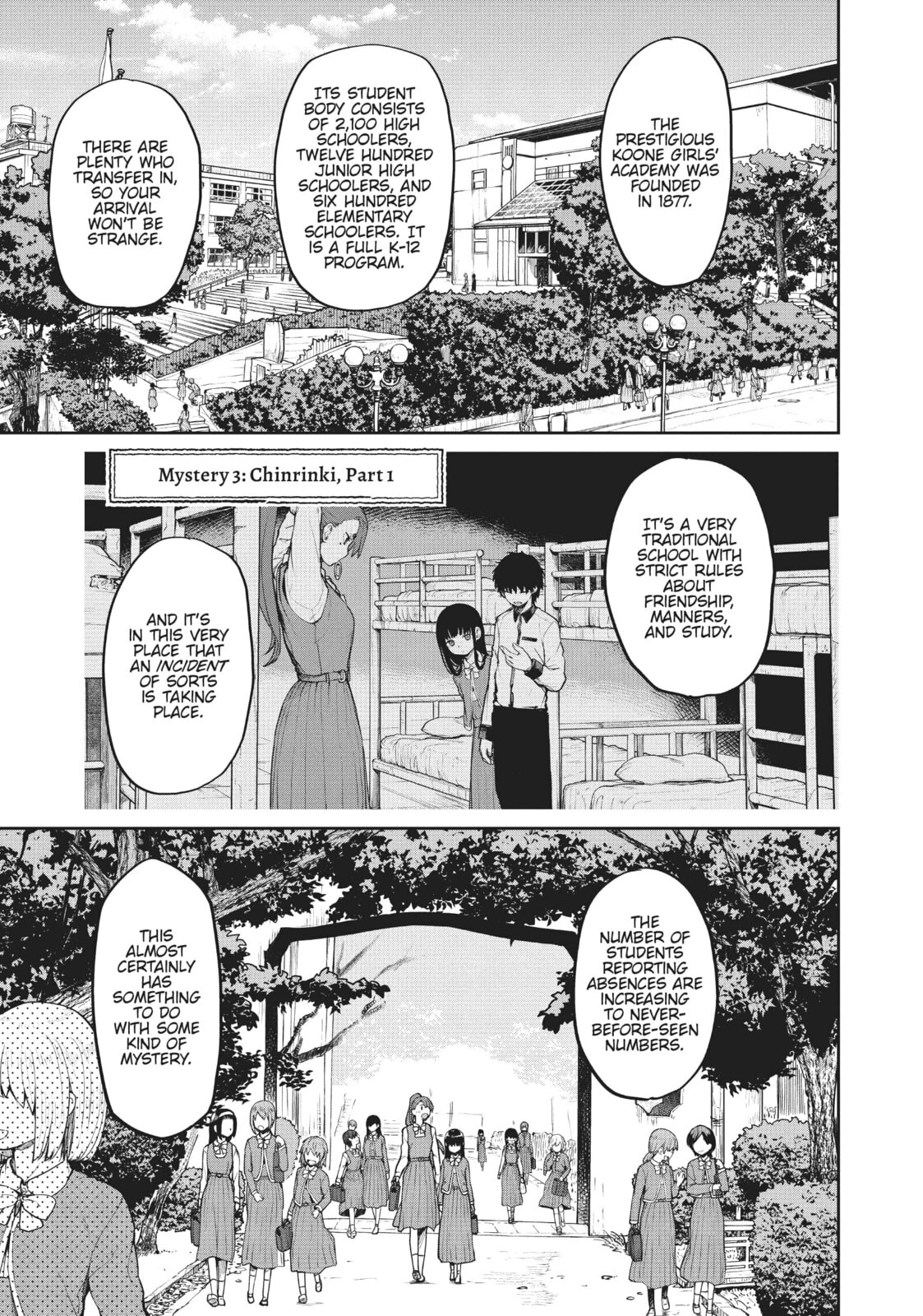 Mysteries, Maidens, and Mysterious Disappearances – Chapter 3 page 0