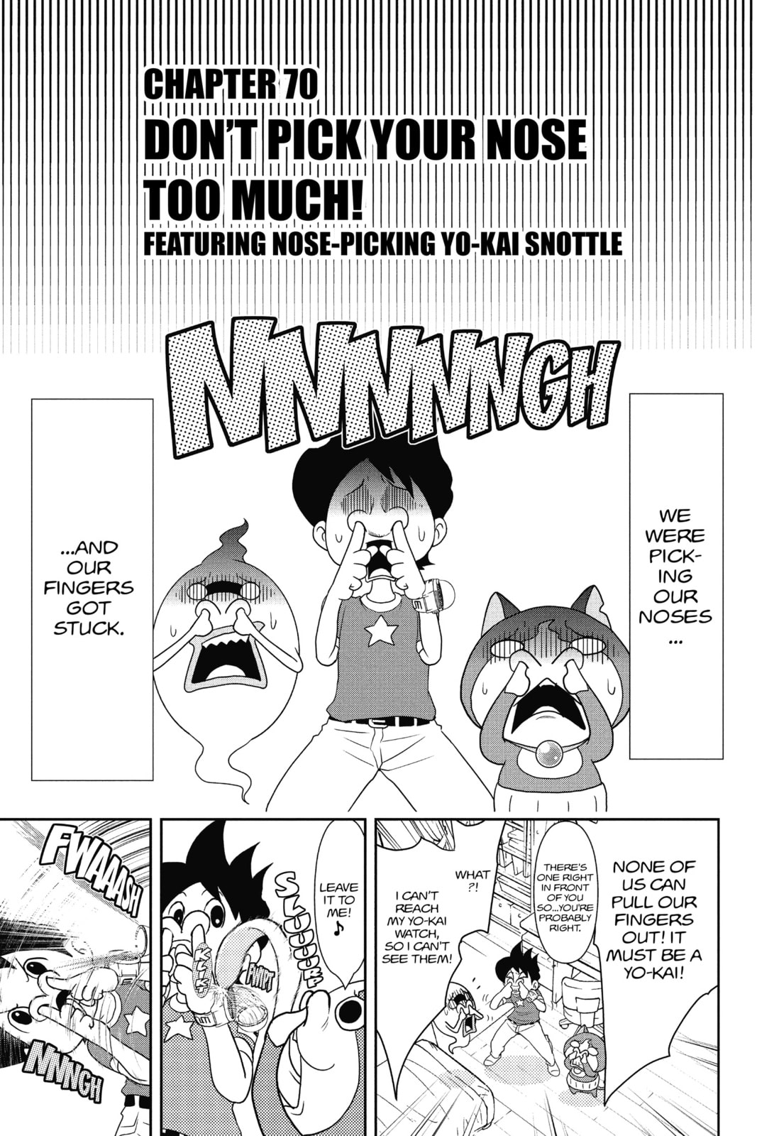 Don't Pick Your Nose Too Much! featuring Nose-Picking Yo-kai Snottle page 0